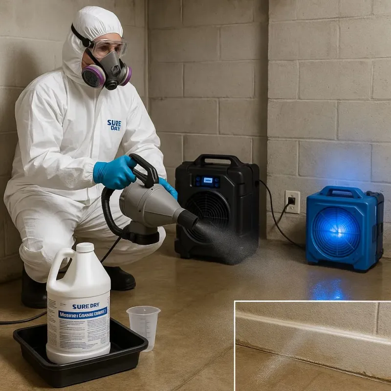 Sanitization and Odor Removal process in North Chicago, IL
