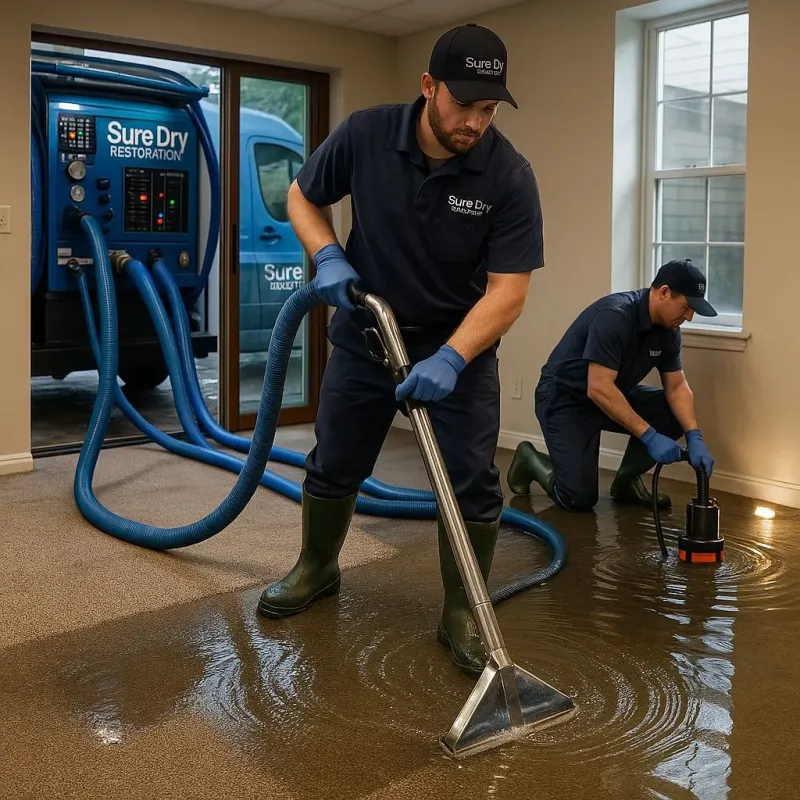 Water Extraction and Removal process in North Chicago, IL